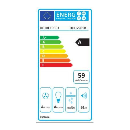 Hotte DE DIETRICH DHD7961B