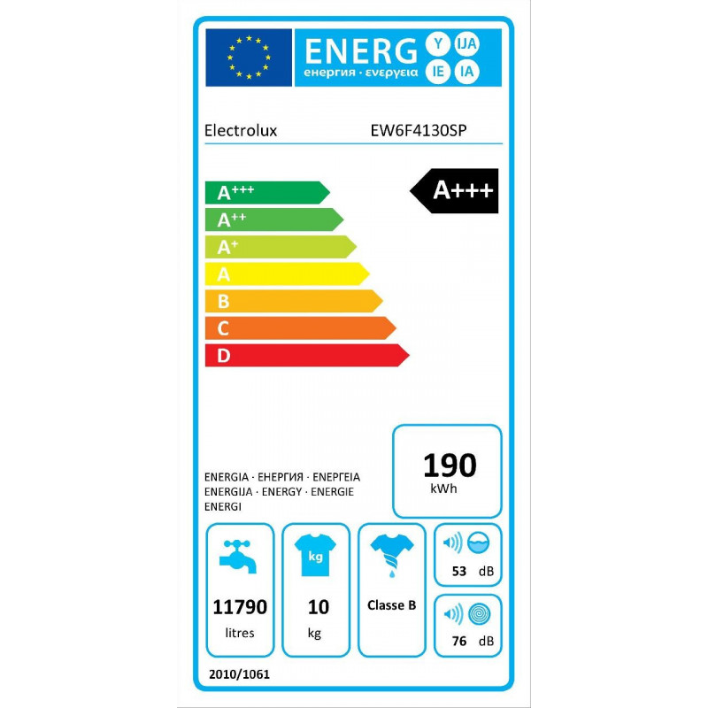 Lave Linge ELECTROLUX EW6F4130SP