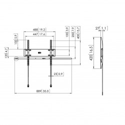 Supports TV VOGEL'S PFW 4400