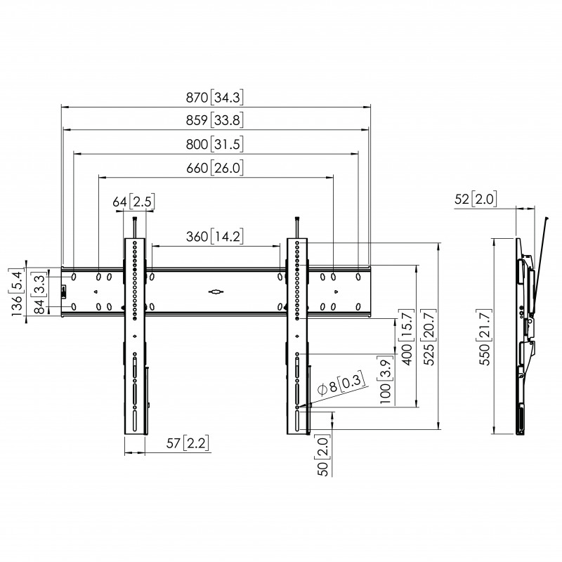 Supports TV VOGEL'S PFW 6810