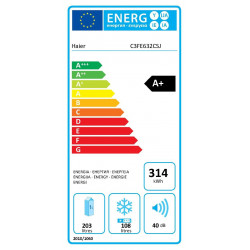 Réfrigérateur congélateur HAIER C3FE632CSJ