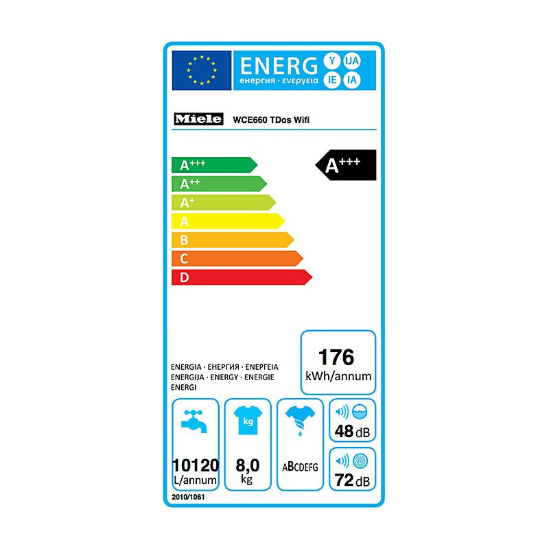 Lave Linge MIELE WCE660