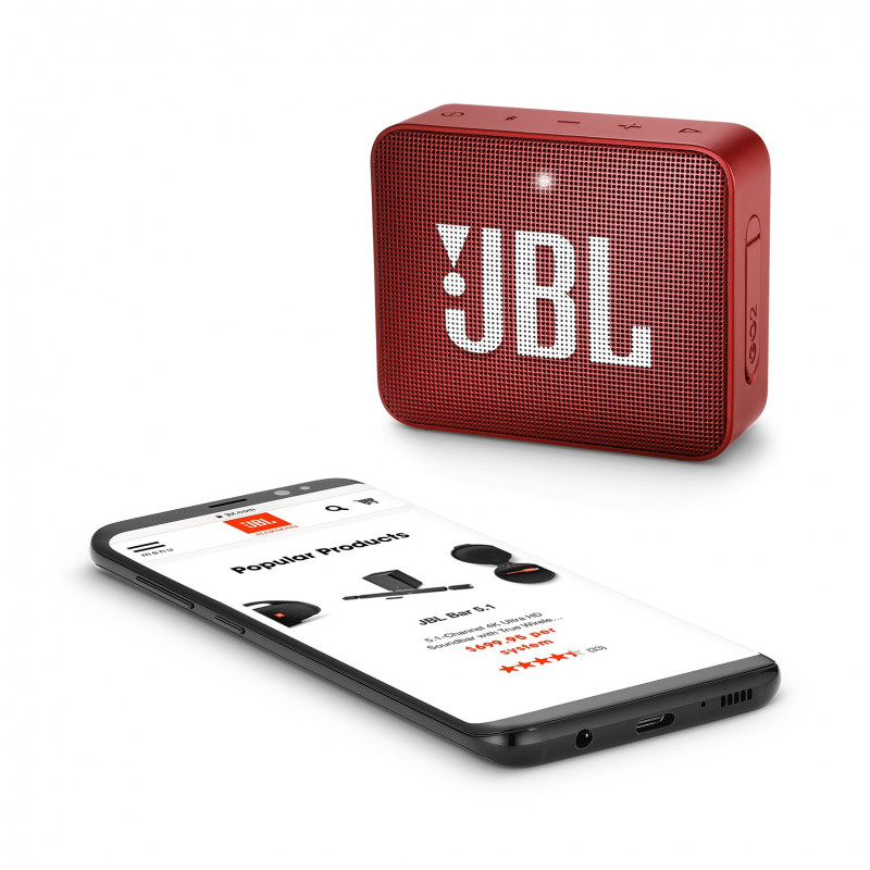 Bluetooth / Sans fil JBL GO 2 ROUGE