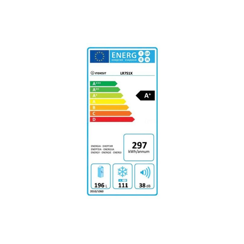 Réfrigérateur congélateur INDESIT LR7S1X