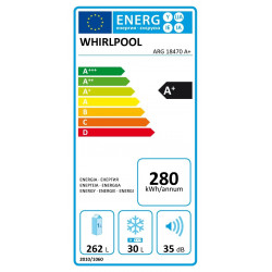 Réfrigérateur congélateur WHIRLPOOL ARG18470A+