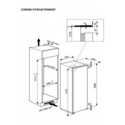 Réfrigérateur congélateur WHIRLPOOL ARG18470A+