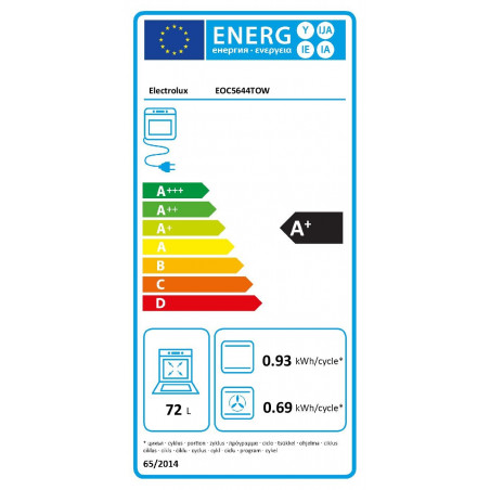 Four ELECTROLUX EOC5644TOW BLANC