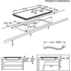 Plaque de cuisson ELECTROLUX EIT913