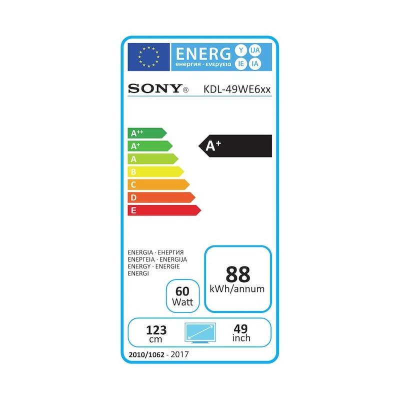 Télévision SONY KDL49WE660BAEP