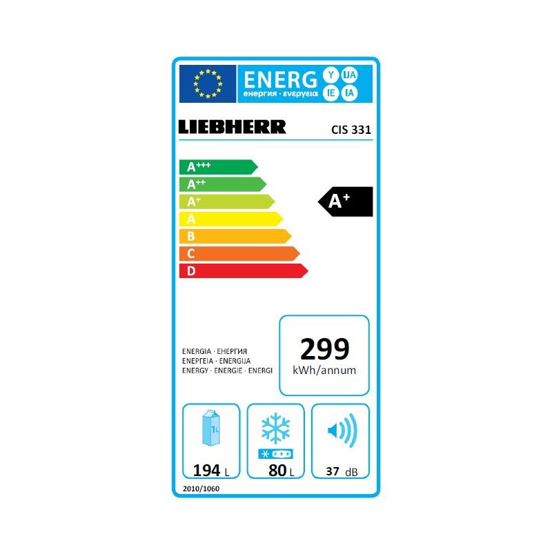 Réfrigérateur congélateur LIEBHERR CIS331
