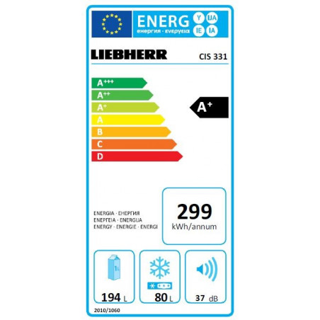 Réfrigérateur congélateur LIEBHERR CIS331