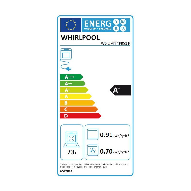 Four WHIRLPOOL W6OM44PBS1P