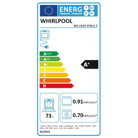 Four WHIRLPOOL W6OM44PBS1P