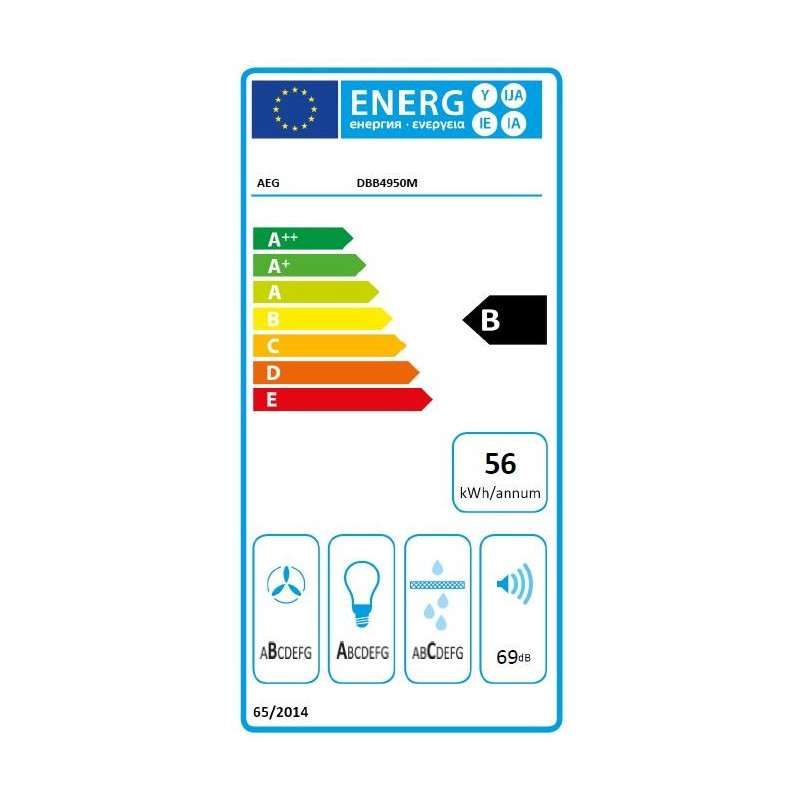 Hotte AEG DBB4950M