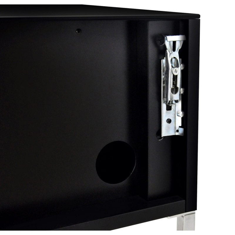 Meuble TV NORSTONE KHALM 100 NOIR LAQUE