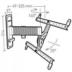 Supports TV ERARD 48260