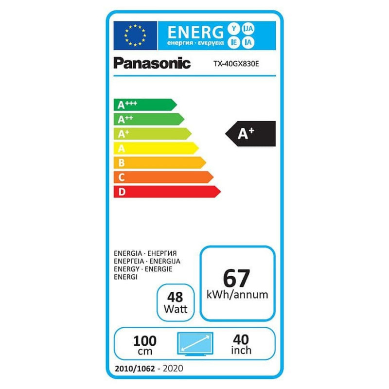 Télévision PANASONIC TX40GX830E