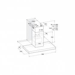 Hotte HOTPOINT-ARISTON HHBS9.4FLMX