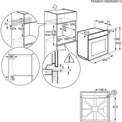 Four ELECTROLUX EOA3404AOX