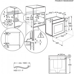 Four AEG BPE555320M