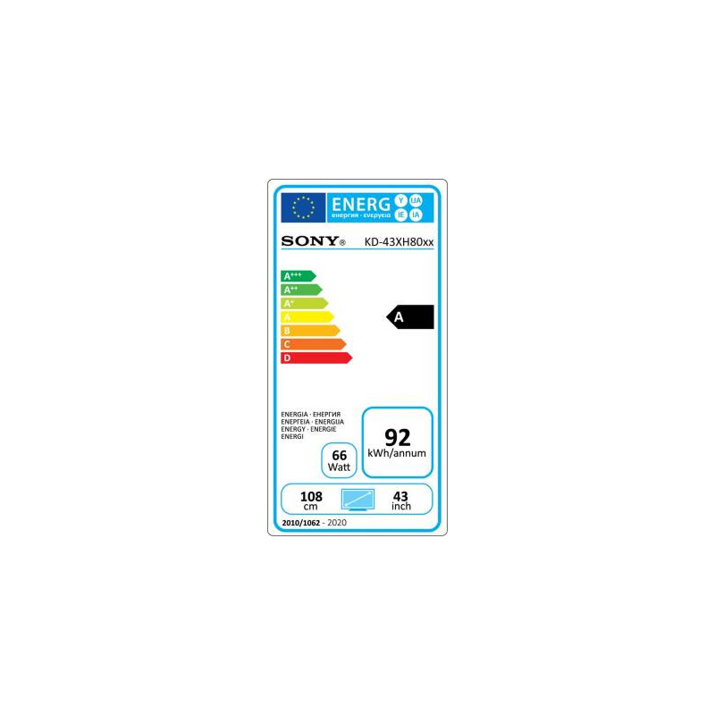 Télévision SONY KD43XH8096BAEP