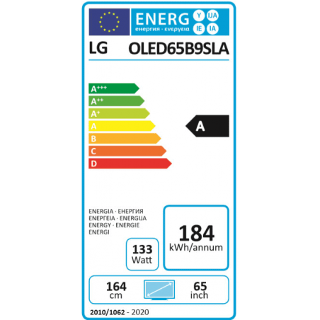 Télévision LG OLED65B9SLA