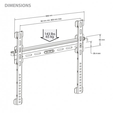 Supports TV FIXOMUR 3770