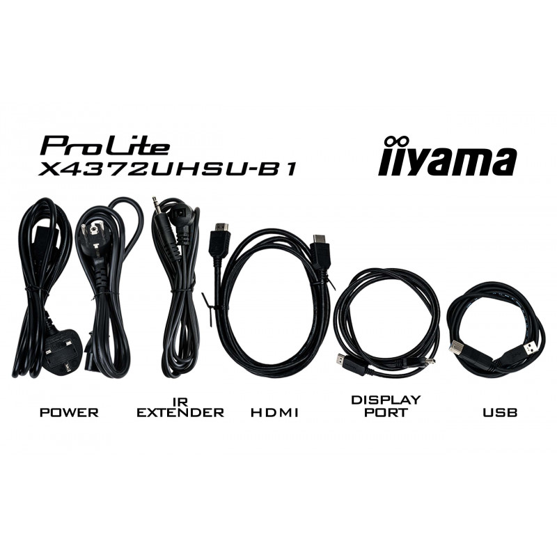 Moniteurs LED/OLED IIYAMA X4372UHSU-B1