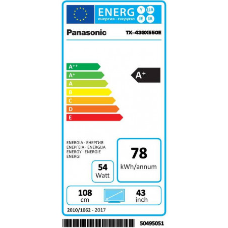 Télévision PANASONIC TX43GX550E