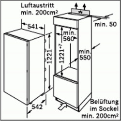 Réfrigérateur BOSCH KIL24V21FF
