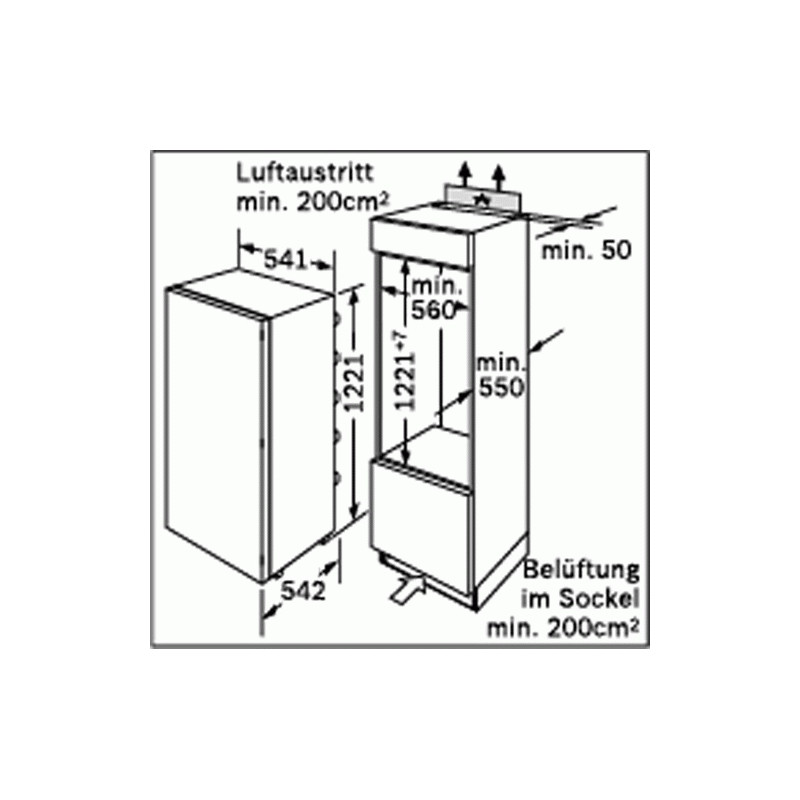 Réfrigérateur BOSCH KIL24V21FF