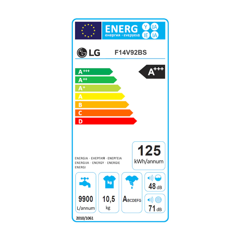 Lave Linge LG F14V92BS
