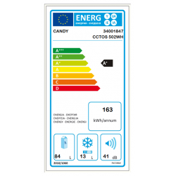 Réfrigérateur CANDY CCTOS502WH