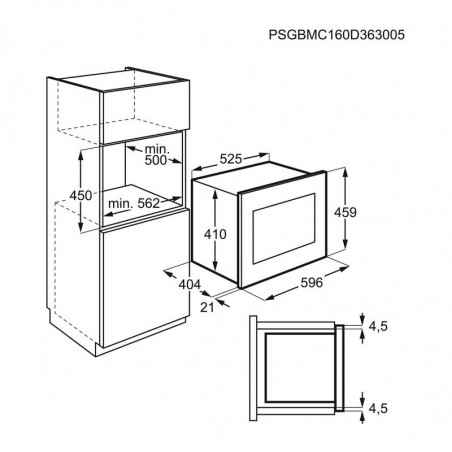 Micro ondes AEG MBE2658SEM