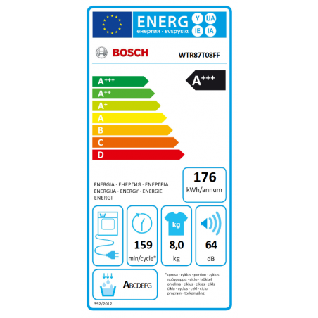 Sèche Linge BOSCH WTR87T08FF
