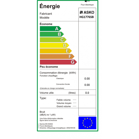 Plaque de cuisson ASKO HG1776SB/S1