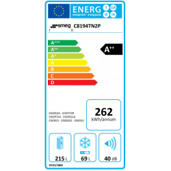 Réfrigérateur congélateur SMEG C8194TN2P