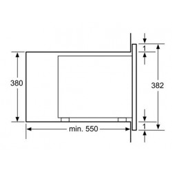 BOSCH - Micro ondes Encastrable HMT84M654