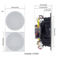 Enceintes encastrables CABASSE ARCHIPEL17ICPS