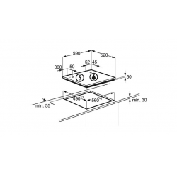 Plaque de cuisson AEG HD634170NB