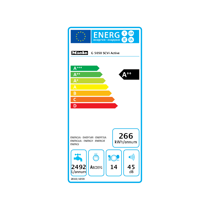 Lave Vaisselle MIELE G5050SCVI