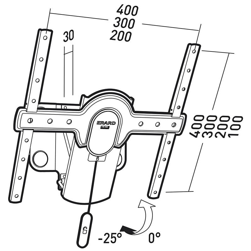 Supports TV ERARD TiLTiT 400
