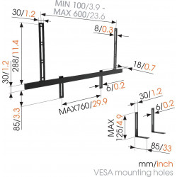 Accessoires Hi-Fi / Home cinéma VOGEL'S SOUND 3550