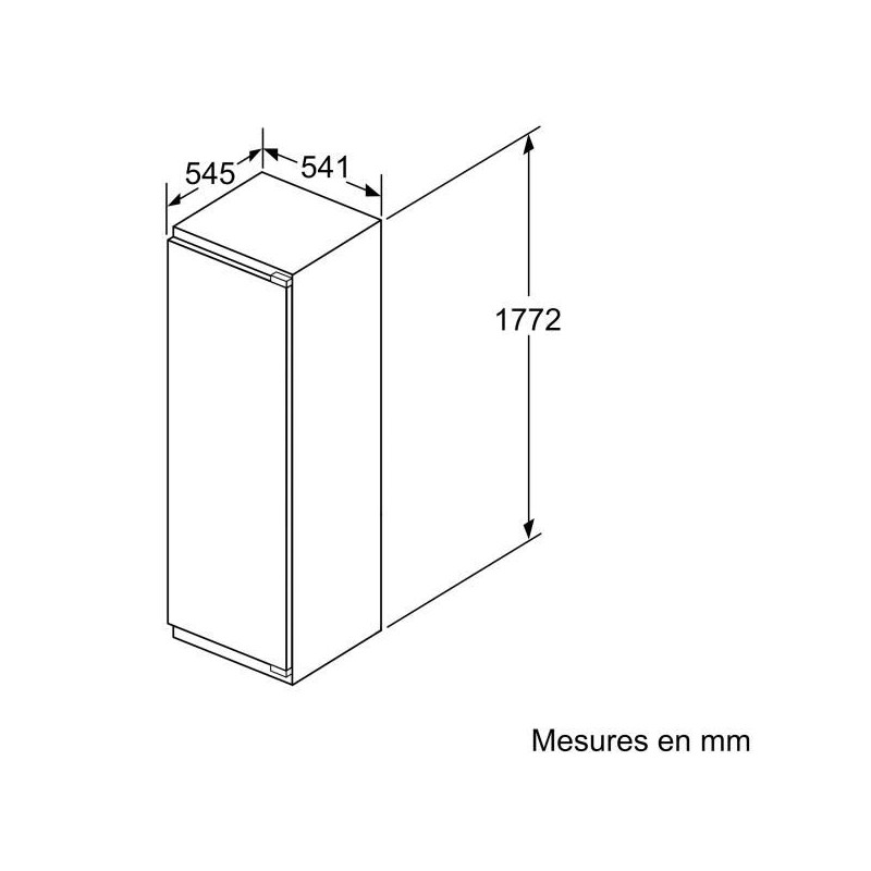 Réfrigérateur BOSCH KIR81VSF0