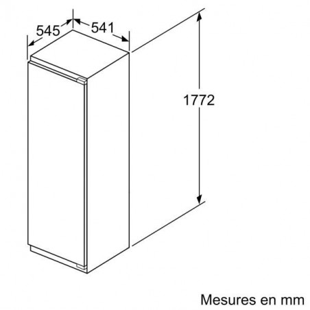 Réfrigérateur BOSCH KIR81VSF0