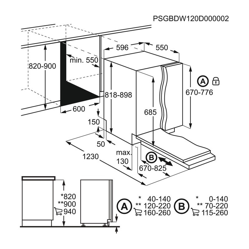 Lave Vaisselle AEG FSK93807P