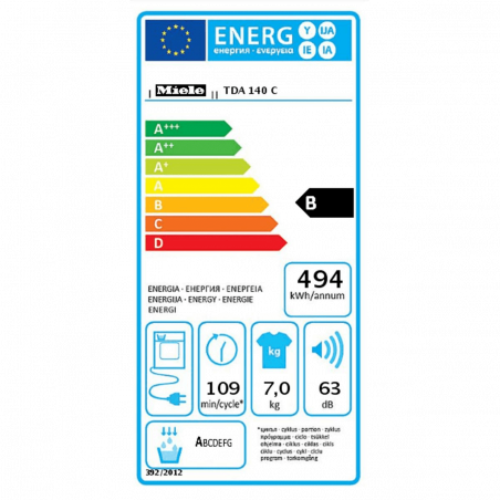 Sèche Linge MIELE TDA140C