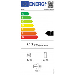 Réfrigérateur congélateur HAIER HDR3619FNPB