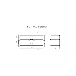 Meuble TV ERARD Bilt 1100