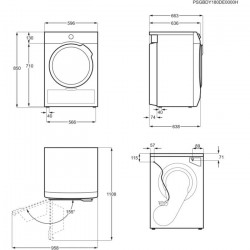 Sèche Linge AEG T9DSR900B